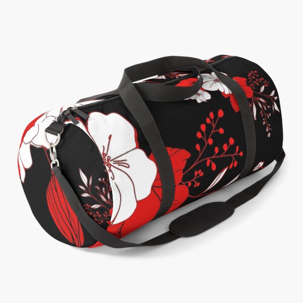 Item preview, Red Botanical Dark Pattern designed and sold by noveltiko.