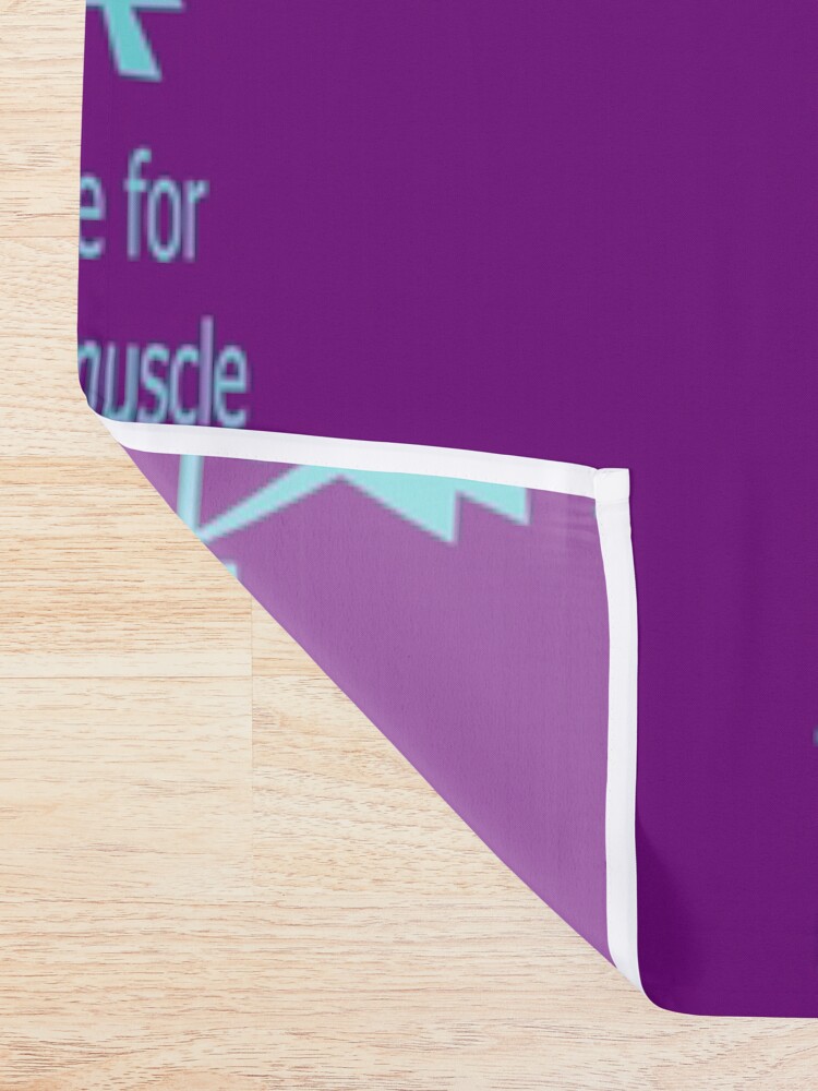 Alternate view of Hustle for that muscle Shower Curtain