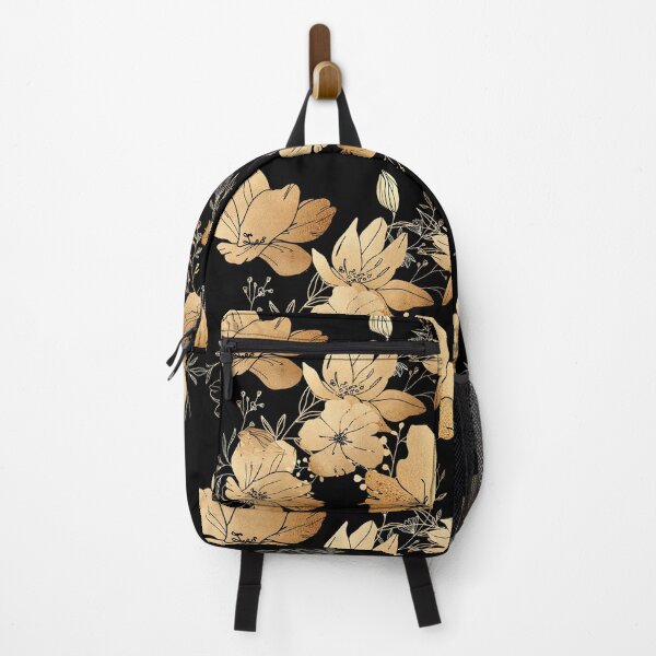 Item preview, Golden Flowers Botanical Pattern designed and sold by noveltiko.