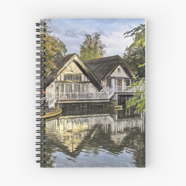 Item preview, Picturesque Thames Boathouses At Goring designed and sold by IanWL.