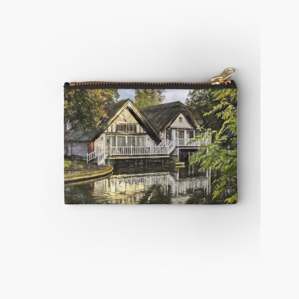 Item preview, Picturesque Thames Boathouses At Goring designed and sold by IanWL.