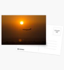 Sun and aeroplane Postcards