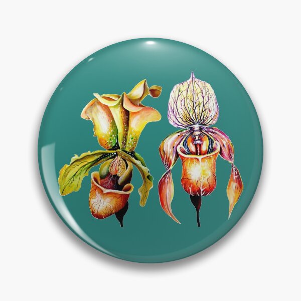 Item preview, Tropical Exotic Arum Orchids in Watercolor Vivid Illustration designed and sold by Nisuris.
