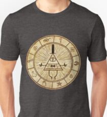 Bill Cipher Circle - Grafity Falls Unisex T-Shirt