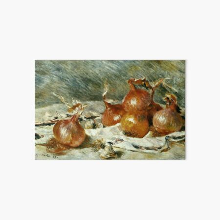 Onions, by Pierre-Auguste Renoir Art Board Print