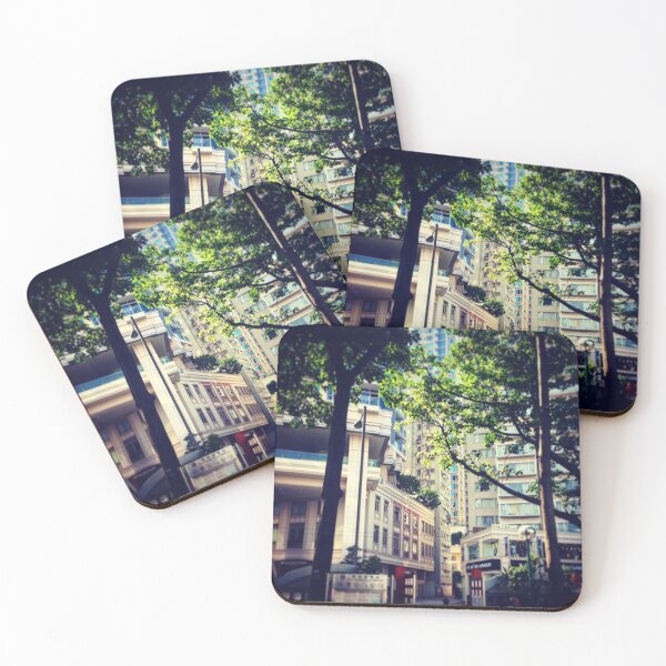 Item preview, Relaxing Summer Walk in the city with 2 trees designed and sold by CreativityRoams.