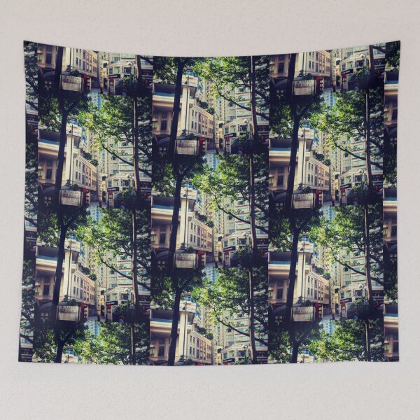 Item preview, Relaxing Summer Walk in the city with 2 trees designed and sold by CreativityRoams.