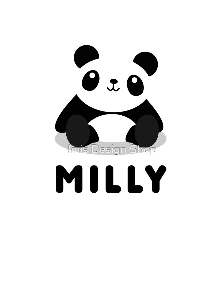 personalised panda teddy