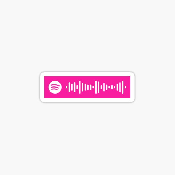 Say So Spotify Scan Code Sticker