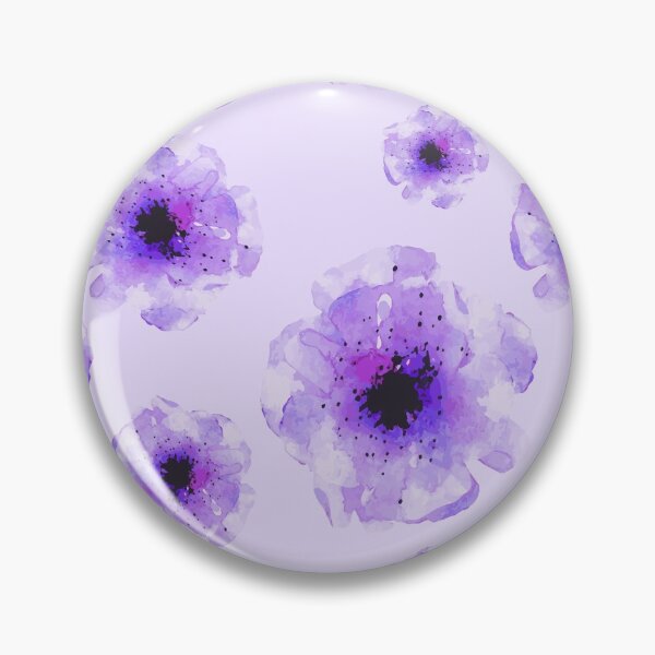 Item preview, Watercolor Purple Flower Pattern  designed and sold by parazitgoodz.
