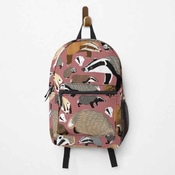 Item preview, Eurasian badgers pattern Pink designed and sold by belettelepink.