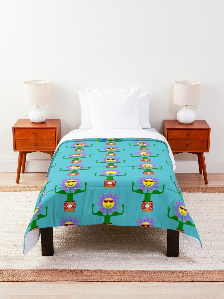 Alternate view of Flower Power, power of the flower Comforter