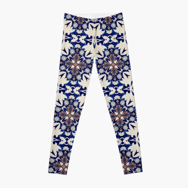 Intense Blue Pattern 11 Leggings