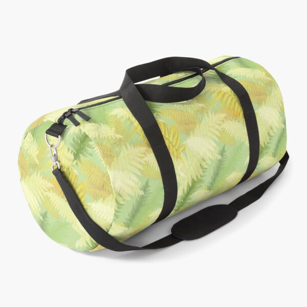 Item preview, Yellow green and gold in fern leaves pattern designed and sold by AsyaTury.