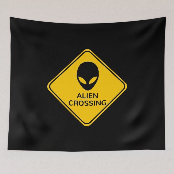 Item preview, Alien Crossing Sign designed and sold by Narkosis.