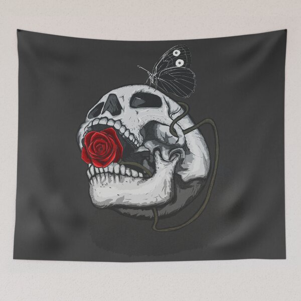 Item preview, Skull and Rose designed and sold by lordniceth.