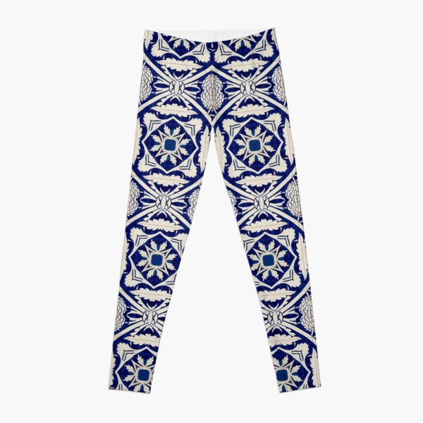 Intense Blue Pattern 12 Leggings