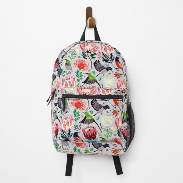 Item preview, Sunbirds & Proteas On Grey designed and sold by TigaTiga.