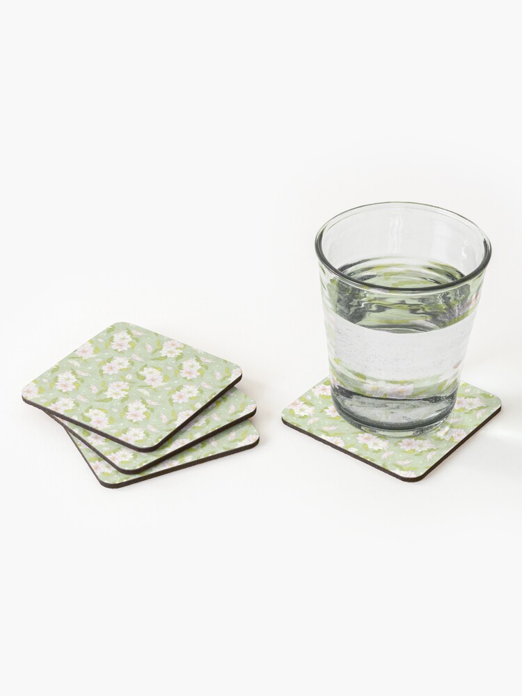 Alternate view of Floral on Coasters (Set of 4)