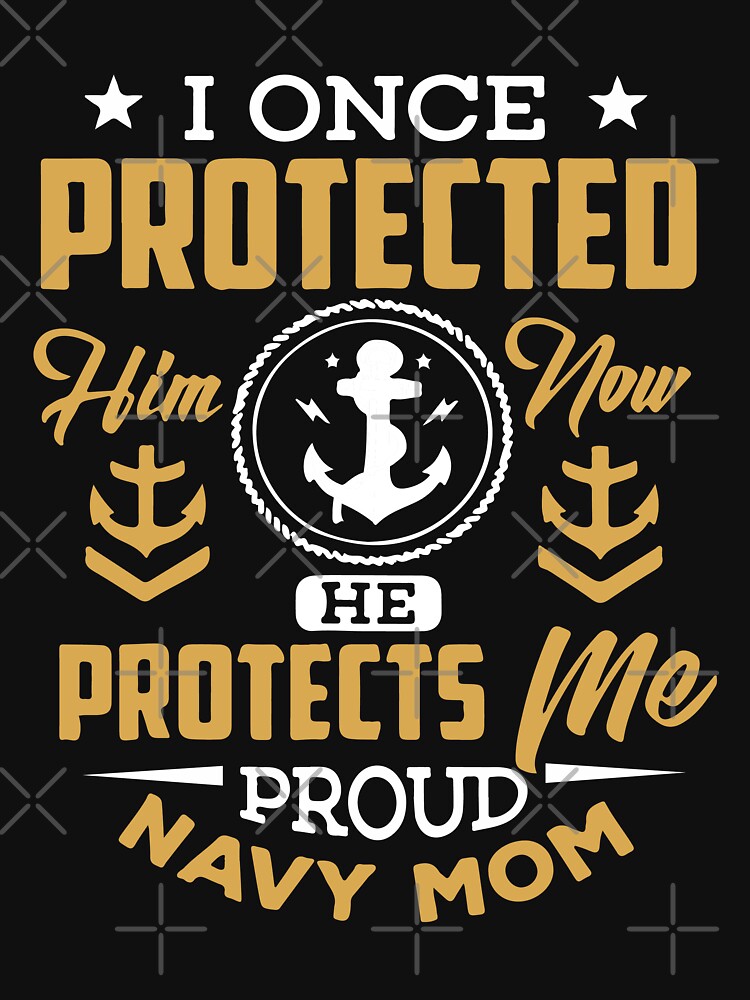 I Once Protected Him Now He Protects Me Proud Navy Mom Lightweight Sweatshirt By Stivenes 