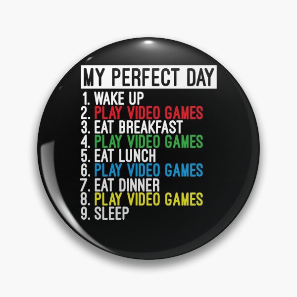 Item preview, My Perfect Day Video Games T-shirt Funny Cool Gamer Tee Gift designed and sold by Mo Foudah.