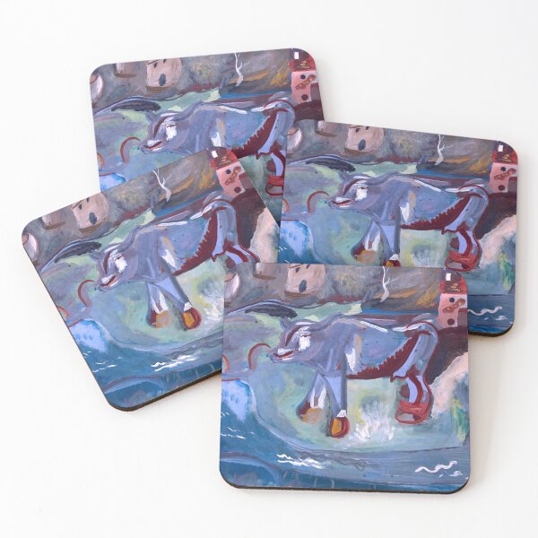 Item preview, Frances Hodgkins - The Cow - The Calf designed and sold by ArtExpression.