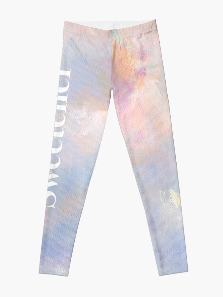Imagen 3 de 5, Leggings con la obra dulce pastel teñido anudado, diseñada y vendida por Cloudjls.