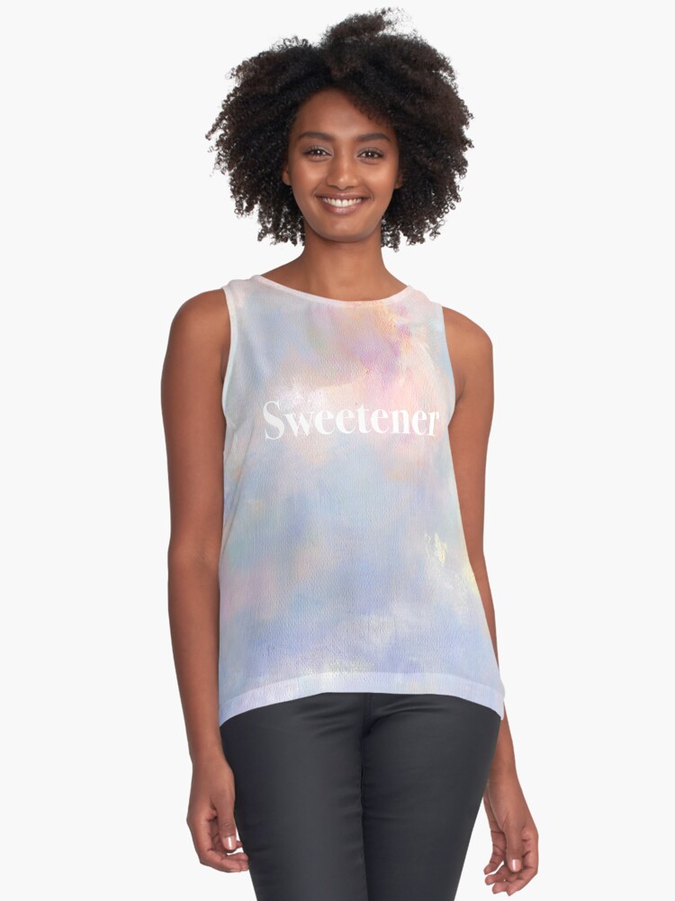 Imagen 1 de 6, Blusa sin mangas con la obra dulce pastel teñido anudado, diseñada y vendida por Cloudjls.
