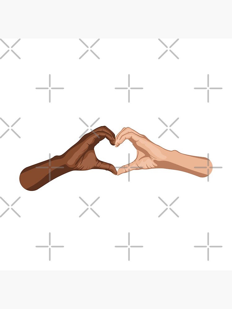 Heart hands together - black lives matter by RyanDraws