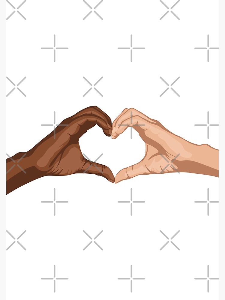 Heart hands together - black lives matter by RyanDraws
