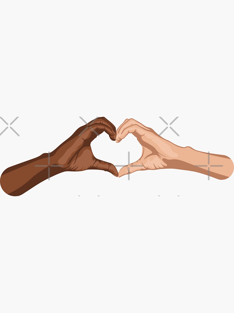Heart hands together - black lives matter by RyanDraws