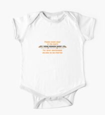 Please Stand Clear of the Doors One Piece - Short Sleeve