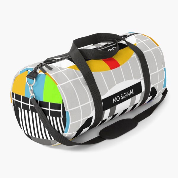 Testival No Signal Tv Test Screen Duffle Bag