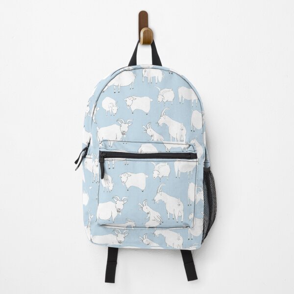 Item preview, Goats playing - Blue designed and sold by crumpsticks.