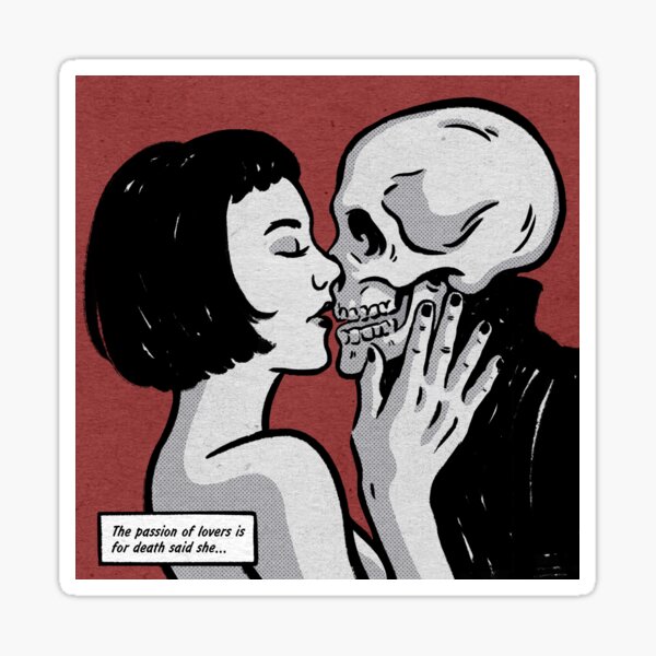 Passion of lovers Sticker
