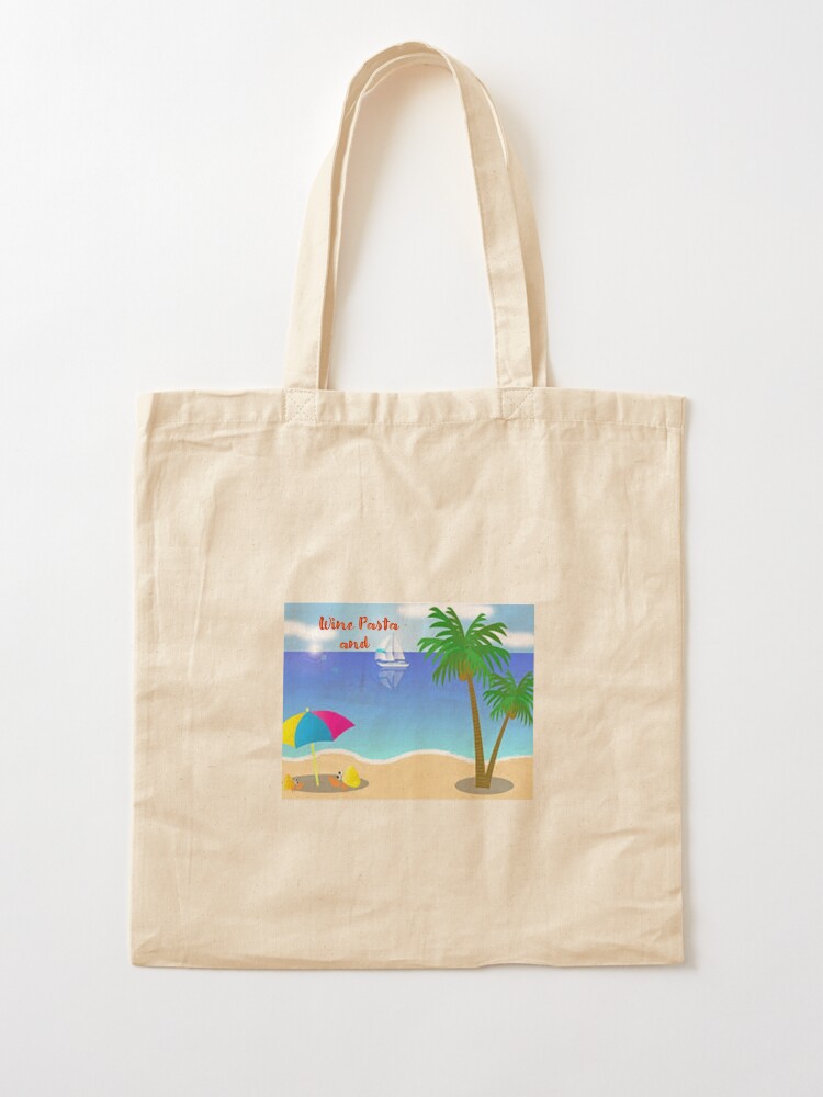 wine beach bag
