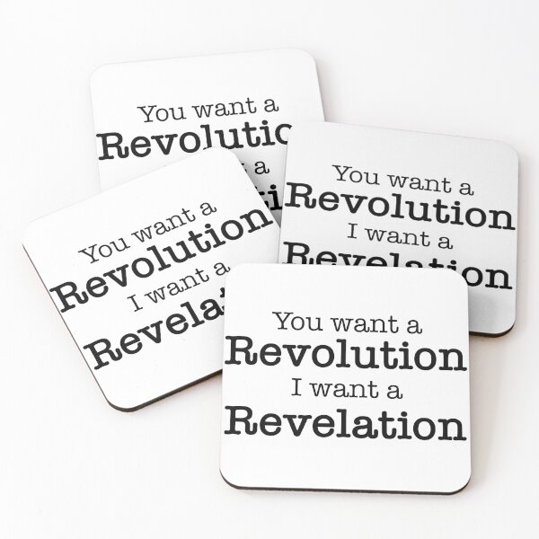 Item preview, You want a revolution, I want a revelation - Hamilton the musical designed and sold by Rae & Nova.