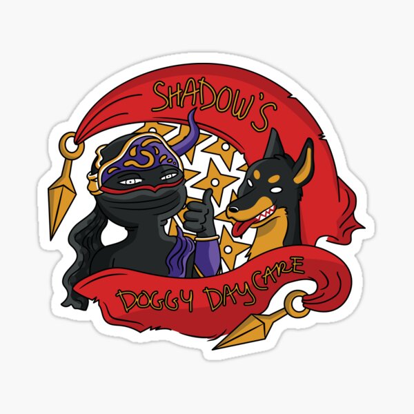 Shadow's Doggy Daycare Sticker