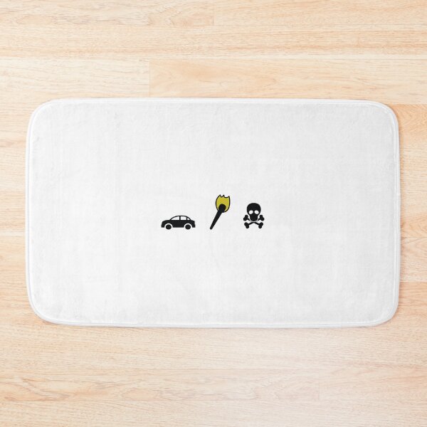 Item preview, A car, torch and death - three icons designed and sold by Doide.