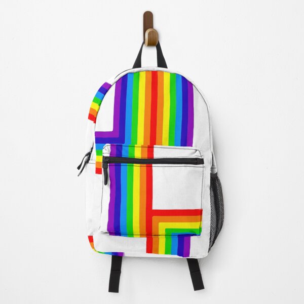 Artikelvorschau, Moderner Regenbogen auf Weiß entworfen und verkauft von Lois Eastlund.