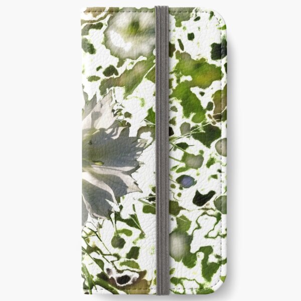 Nigella damascena, Jungfer im Grünen, Schwarzkümmel iPhone Flip-Case