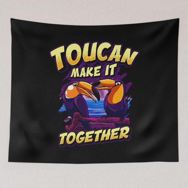 Item preview, Funny Toucan Make It Together Adorable Bird Pun designed and sold by perfectpresents.