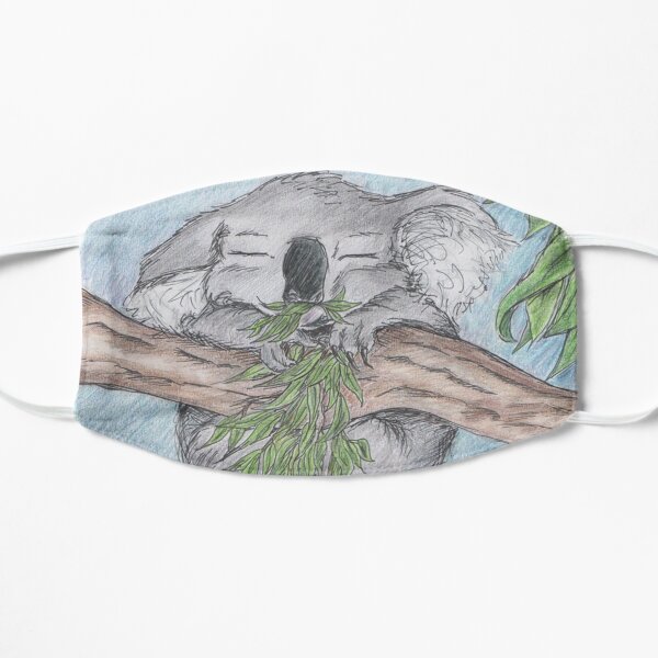 Sleep Eating Koala Style Flat Mask