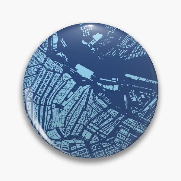 Item preview, Cities: Amsterdam, midnight blue designed and sold by helenmakesmaps.
