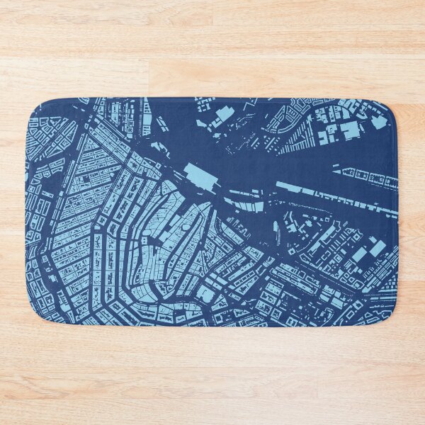 Item preview, Cities: Amsterdam, midnight blue designed and sold by helenmakesmaps.