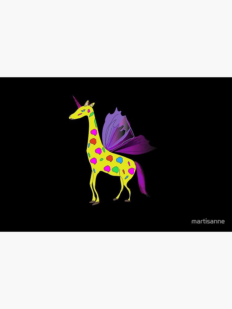 Giraffe Unicorn the mythical creature by martisanne