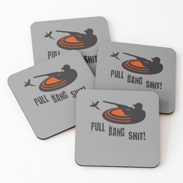 Item preview, Funny Skeet Clay Shooting Pigeon Trap Bird Hunters PULL BANG SHIT designed and sold by TopTeeShop.