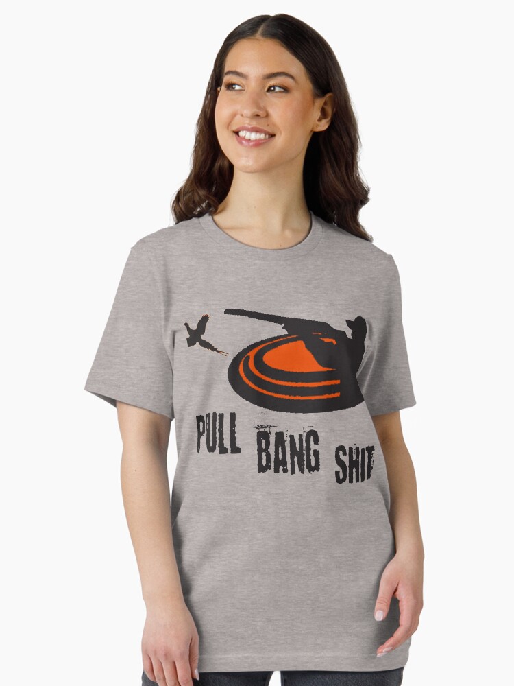 Skeet Shooting Pull Clay Disk Target Shooting T-Shirt. Skeet Shooting Pull Clay Disk Target Shooting T-Shirt.