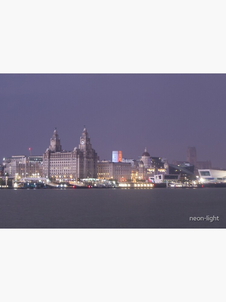 Lightning Illuminates Liverpool by neon-light