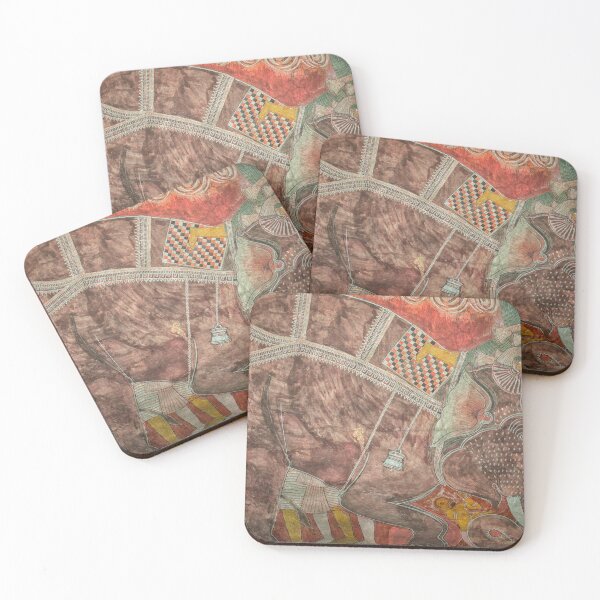 Item preview, Ancient Buddhist Elephant mural designed and sold by Photopat.